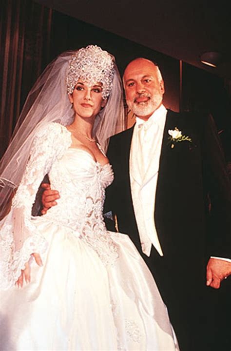 celine dion's wedding dress